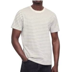 NWT Gap Men’s Everyday Soft Crew Neck T-Shirt Ivory Frost Size Small